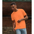 Orange fluo - Side - AWDis - T-Shirt TRI-BLEND - Unisexe