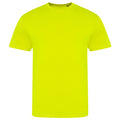 Jaune fluo - Front - AWDis - T-Shirt TRI-BLEND - Unisexe