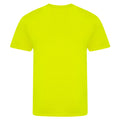 Jaune fluo - Back - AWDis - T-Shirt TRI-BLEND - Unisexe