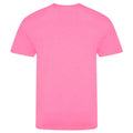 Rose fluo - Back - AWDis - T-Shirt TRI-BLEND - Unisexe