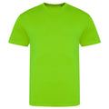 Vert fluo - Front - AWDis - T-Shirt TRI-BLEND - Unisexe