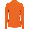 Orange - Back - SOLS - Polo manches longues PERFECT - Femme