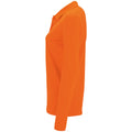 Orange - Side - SOLS - Polo manches longues PERFECT - Femme