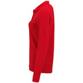Rouge - Side - SOLS - Polo manches longues PERFECT - Femme