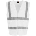 Blanc - Front - PRO RTX - Gilet HIGH VISIBILITY - Adulte