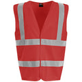 Rouge - Front - PRO RTX - Gilet HIGH VISIBILITY - Adulte