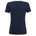 Bleu marine - Back - SOLS - T-shirt manches courtes MOTION - Femme