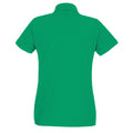 Vert chiné - Back - Fruit Of The Loom - Polo manches courtes - Femme