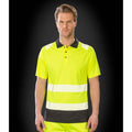 Jaune fluo - Back - Result Genuine Recycled - Polo - Homme