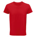 Rouge - Front - SOLS - T-shirt organique CRUSADER - Homme
