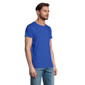 Bleu roi - Side - SOLS - T-shirt organique CRUSADER - Homme