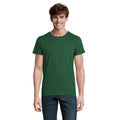 Vert bouteille - Back - SOLS - T-shirt organique CRUSADER - Homme