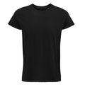 Noir - Front - SOLS - T-shirt organique CRUSADER - Homme