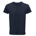 Bleu marine - Front - SOLS - T-shirt organique CRUSADER - Homme