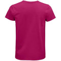 Fuchsia - Front - SOLS - T-shirt organique PIONEER - Adulte