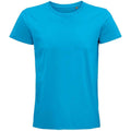Bleu clair - Front - SOLS - T-shirt organique PIONEER - Adulte