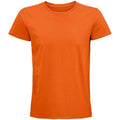 Orange - Front - SOLS - T-shirt organique PIONEER - Adulte