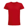 Rouge - Front - SOLS - T-shirt organique PIONEER - Adulte
