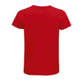 Rouge - Back - SOLS - T-shirt organique PIONEER - Adulte