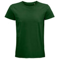 Vert bouteille - Front - SOLS - T-shirt organique PIONEER - Adulte