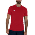 Rouge - Side - Canterbury - T-shirt CLUB DRY - Adulte