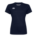 Bleu marine - Front - Canterbury - T-shirt CLUB DRY - Femme