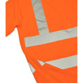Orange fluo - Back - Warrior - T-shirt - Adulte