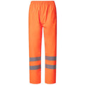 Orange - Front - Yoko - Pantalon de pluie FLEX U-DRY - Adulte