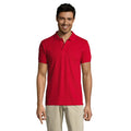 Rouge - Back - SOLS - Polo manches courtes PRIME - Homme