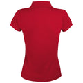 Rouge - Back - SOLS - Polo manches courtes PRIME - Femme