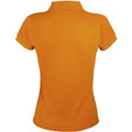 Orange - Back - SOLS - Polo manches courtes PRIME - Femme