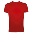 Rouge - Front - SOLS - T-shirt REGENT - Homme