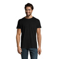 Noir - Lifestyle - SOLS Imperial - T-shirt à manches courtes et coupe ajustée - Homme