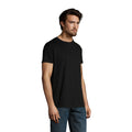 Noir - Pack Shot - SOLS Imperial - T-shirt à manches courtes et coupe ajustée - Homme