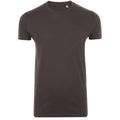 Gris foncé - Front - SOLS Imperial - T-shirt à manches courtes et coupe ajustée - Homme