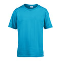 Bleu caraïbe - Front - Gildan - T-shirt SOFTSTYLE - Homme
