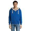 Bleu roi - Back - SOLS Sherpa - Sweatshirt à capuche et fermeture zippée - Homme
