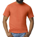 Orange - Side - Gildan - T-shirt - Homme