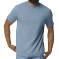 Bleu de gris - Side - Gildan - T-shirt - Homme