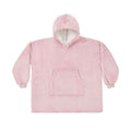 Rose pâle - Front - Brand Lab - Sweat à capuche couverture - Enfant