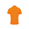 Orange néon - Back - Premier - Polo COOLCHECKER - Homme
