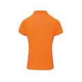 Orange néon - Back - Premier - Polo COOLCHECKER - Femme