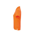 Orange néon - Side - Premier - Polo COOLCHECKER - Femme