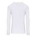 Blanc - Back - Premier - T-shirt LONG JOHN - Femme
