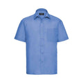 Bleu - Front - Russell Collection - Chemise formelle - Homme