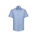 Bleu Oxford - Front - Russell Collection - Chemise - Homme