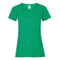 Vert - Front - Fruit of the Loom - T-shirt - Femme