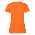 Orange - Back - Fruit of the Loom - T-shirt - Femme