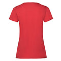 Rouge - Back - Fruit of the Loom - T-shirt - Femme
