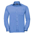 Bleu - Front - Russell Collection - Chemise formelle - Homme